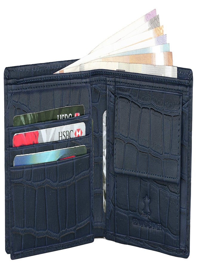 وايلدهورن مجموعة محفظة وقلم رجالية من جلد التمساح الأزرق من وايلد هورن (699700) - Image 3